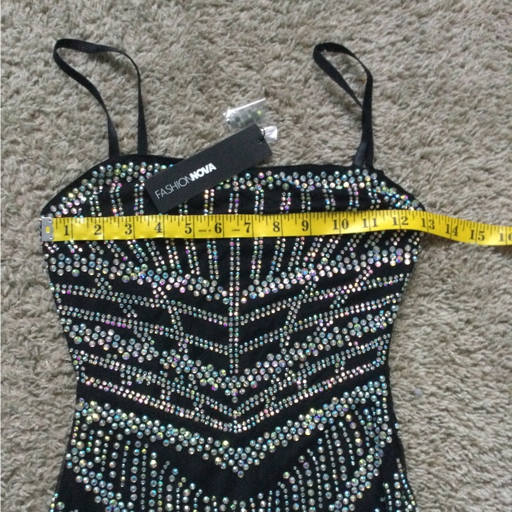 Grace Embellished Mini Dress - Picture 14 of 16